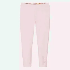 Guess Girls Pink Floral Print Reversible Leggings Clearance