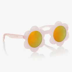 Molo Girls Pink Flower Sunglasses (UVA/UVB) LilacPink Discount