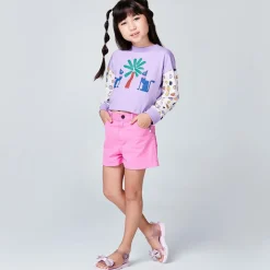 Mini Melissa Girls Pink Glitter Bow Jelly Sandals Clearance