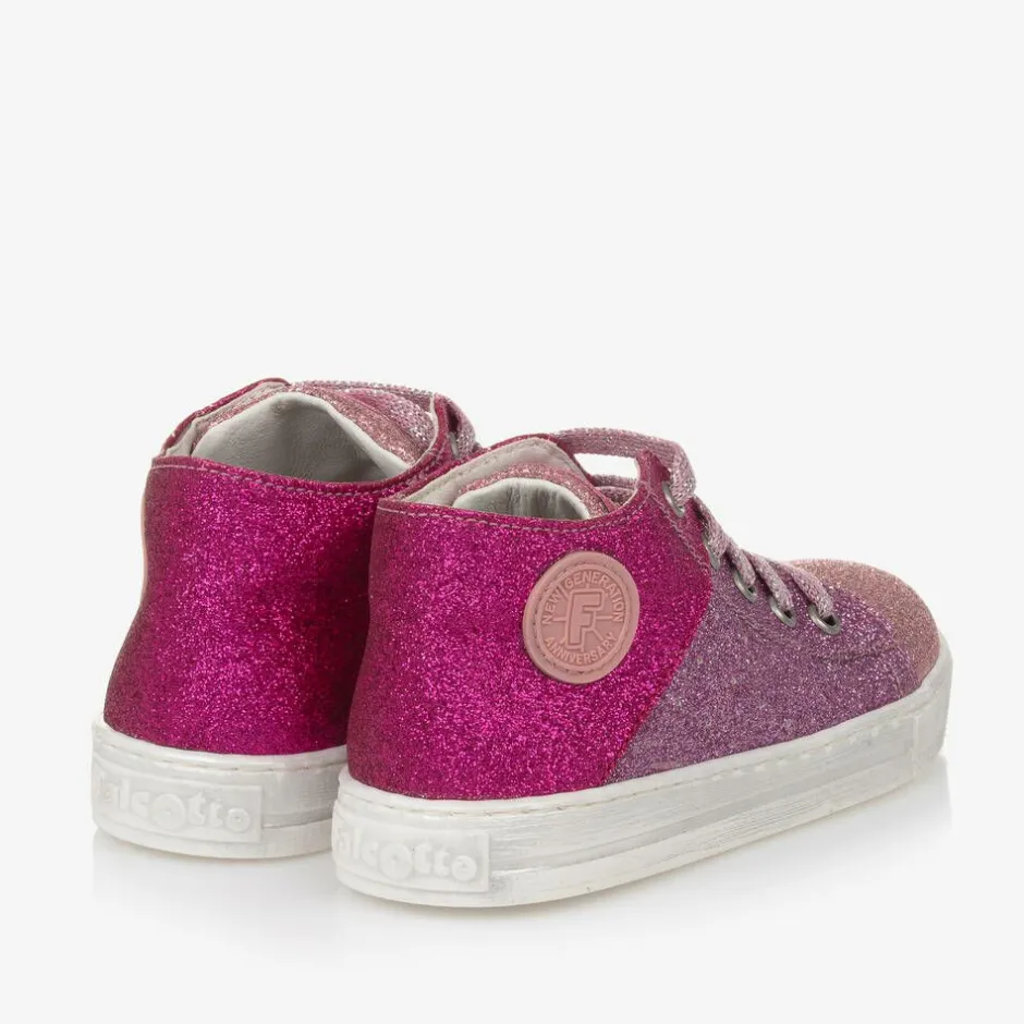 Falcotto by Naturino Girls Pink Glitter Trainers Online