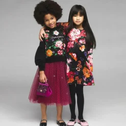 Dolce amp; Gabbana Girls Pink Glittery Tulle & Silk Skirt Sale