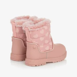 Mayoral Girls Pink Heart Snow Boots Best