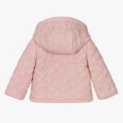 Mayoral Girls Pink Hearts Quilted Jacket Online