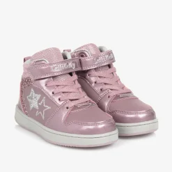 Lelli Kelly Girls Pink High Top Heart Trainers