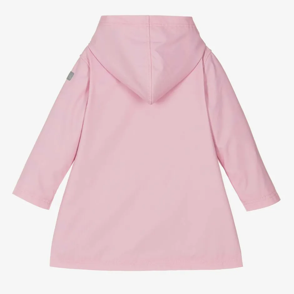 Hatley Girls Pink Hooded Raincoat