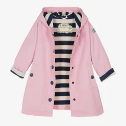 Hatley Girls Pink Hooded Raincoat