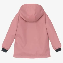 Petit Bateau Girls Pink Hooded Raincoat New