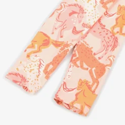 Stella McCartney Kids Girls Pink Horse Print Leggings Clearance