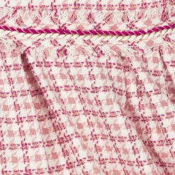 Abel amp; Lula Girls Pink Houndstooth Tweed Dress Discount
