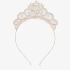 Tutu du Monde Girls Pink Jewelled Tiara Hairband New