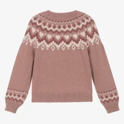 Mayoral Girls Pink Knitted Jumper Hot