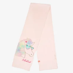 Billieblush Girls Pink Knitted Unicorn Scarf Clearance