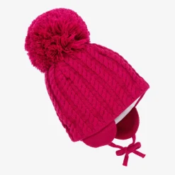 Sätila of Sweden Girls Pink Laura Giant Pom-Pom Beanie Online
