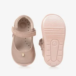 Mayoral Girls Pink Leather First Walker Shoes Discount