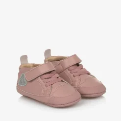 Old Soles Girls Pink Leather First Walker Shoes New