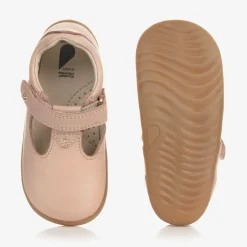Bobux Step Up Girls Pink Leather First Walker Shoes Best