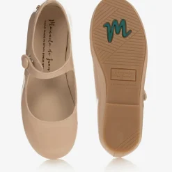 Manuela de Juan Girls Pink Leather Pumps Online