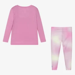 Nike Girls Pink Leggings Set Hot