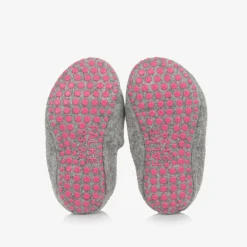 Falke Girls Pink Merino Wool Slippers Hot