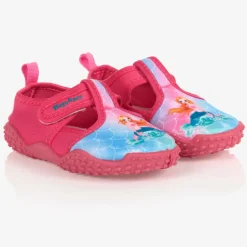 Playshoes Girls Pink Mermaid Aqua Shoes New