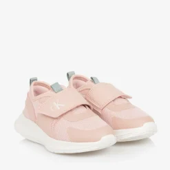 Calvin Klein Girls Pink Mesh Trainers Online