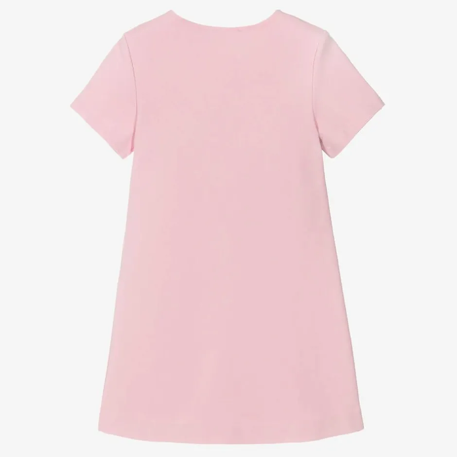 Versace Girls Pink Milano Jersey Dress Best