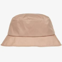 Moncler Enfant Girls Pink Nylon Logo Hat Best