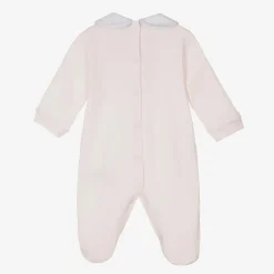 Piccola Speranza Girls Pink Organic Cotton Babygrow Online