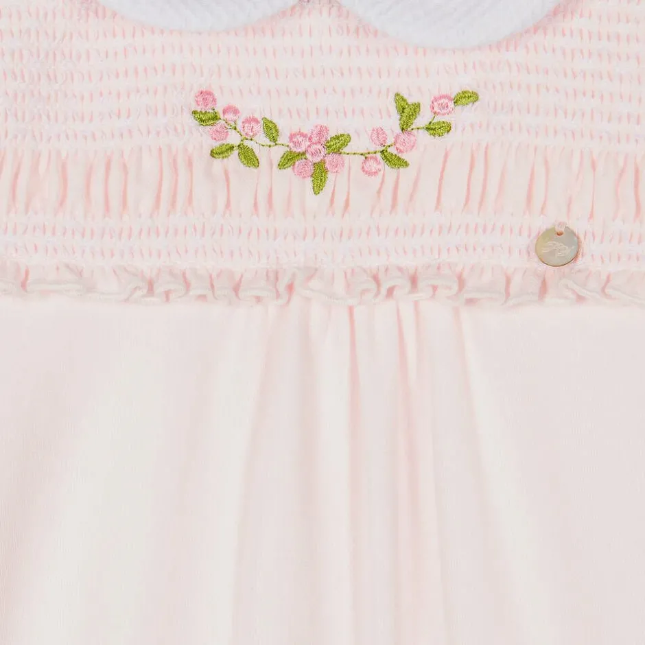 Piccola Speranza Girls Pink Organic Cotton Babygrow Online