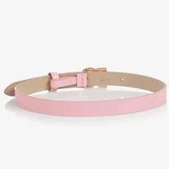 Dolce amp; Gabbana Girls Pink Patent Leather Belt New