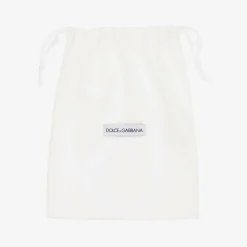 Dolce amp; Gabbana Girls Pink Patent Leather Ballerina Flats