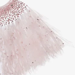 Tutu du Monde Girls Pink Pearl Tulle Cape New