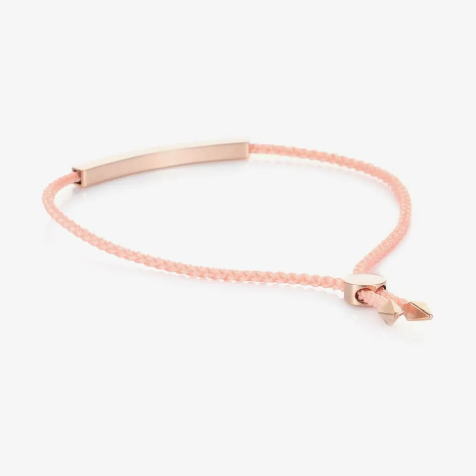 Treat Republic Girls Pink Personalised Bracelet (28cm) Discount