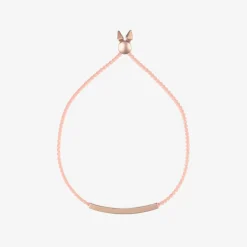 Treat Republic Girls Pink Personalised Bracelet (28cm) Discount