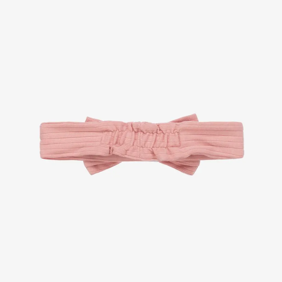 Kissy Love Girls Pink Pima Cotton Abloom Headband Sale