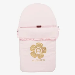 AIGNER Girls Pink Pima Cotton Nest (73cm) Discount