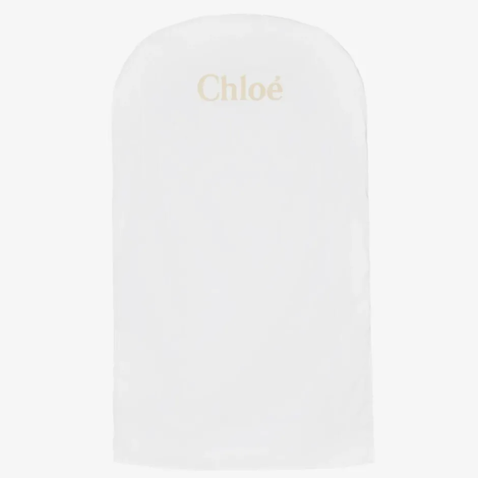 Chloé Girls Pink Pleated Wool Dress Discount