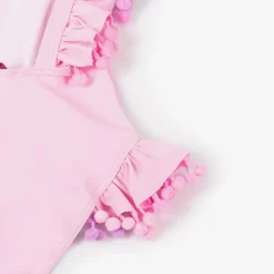 Selini Action Girls Pink Pom-Pom Swimsuit Discount