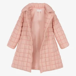 Patachou Girls Pink Quilted Coat Sale