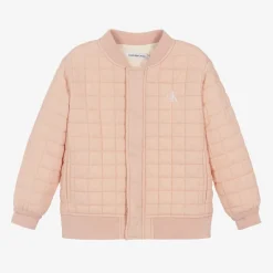 Calvin Klein Girls Pink Quilted Jacket Hot
