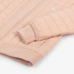 Calvin Klein Girls Pink Quilted Jacket Hot