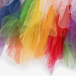 Tutu du Monde Girls Pink Rainbow Tulle Skirt