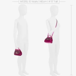 Dolce amp; Gabbana Girls Pink Rhinestones Sicily Bag (14cm) Sale