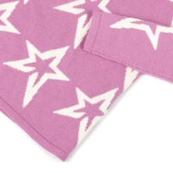Perfect Moment Girls Pink Roll Neck Star Sweater Hot