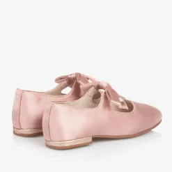 Mayoral Girls Pink Satin Bow Shoes Best