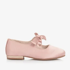 Mayoral Girls Pink Satin Bow Shoes Best