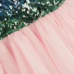 Billieblush Girls Pink Sequin & Tulle Dress Best