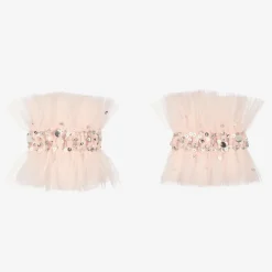 Tutu du Monde Girls Pink Sequin Tulle Cuffs Best