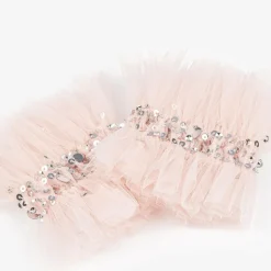Tutu du Monde Girls Pink Sequin Tulle Cuffs Best