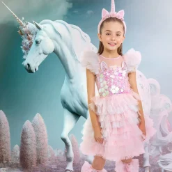 Tutu du Monde Girls Pink Sequin Unicorn Costume Dress Online